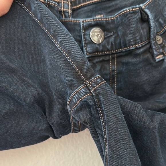 Bootcut Frayed Hem Jeans coh - Picture 4 of 5